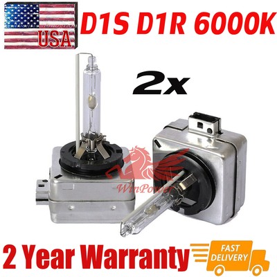 2pcs D1S 35W XENON HID HEADLIGHT BULBS OEM REPLACEMENT FOR BUICK CADILLAC 6000K