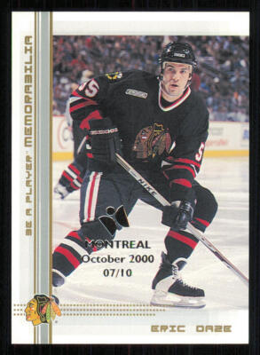 2000-01 BAP Memorabilia Montreal Olympic Stadium Show #144 Eric Daze /10