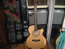 Jasmine S34c Acoustic-electric, One Of A Kind, Single Cutaway W/ Kaces Gig Bag