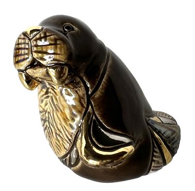 RINCONADA Artesania WALRUS #1728A RINCA BABIES Platinum & 18K Gold NIB MINT