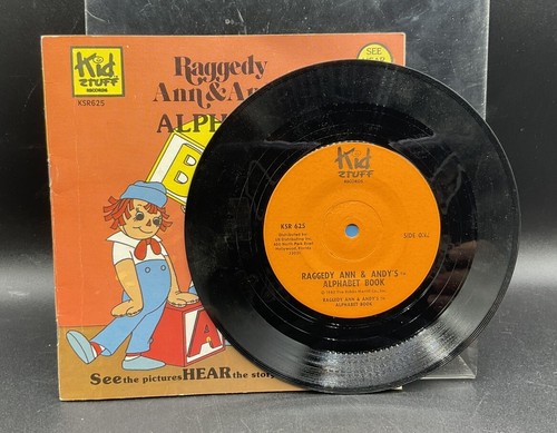 Vintage Raggedy Ann & Andy’s Alphabet Book And Record 45 RPM - 第 3/3 張圖片