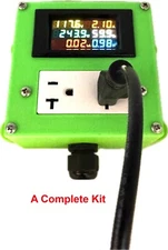 ⚡ DROK Power Meter Kit | 120–240V | Crypto Mining Watt Monitor