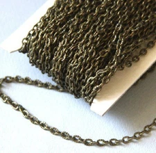 45ft spool of Texture Cable Chain 2x3mm