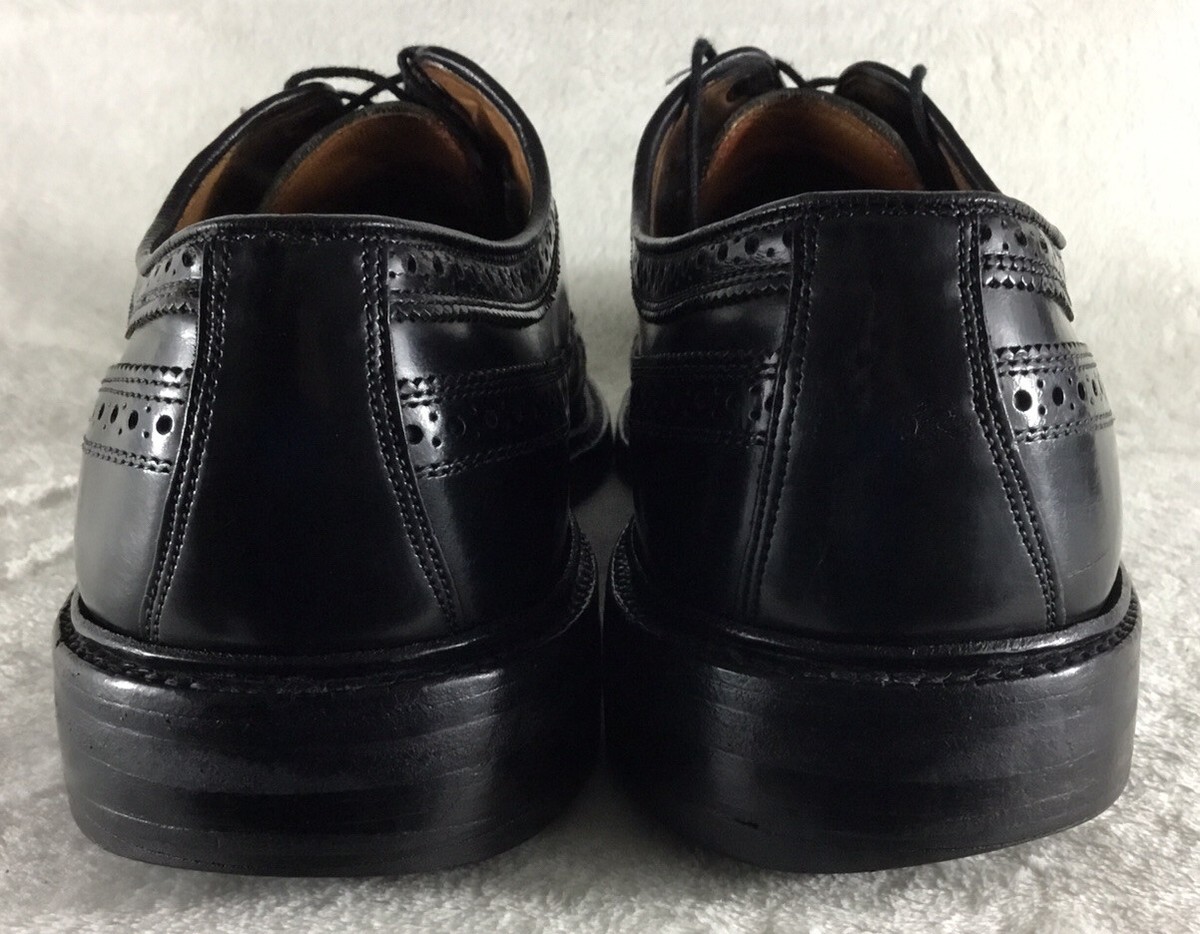 Allen Edmonds MacNeil Dress Shoes Mens 12.5B Black Leather Wingtip