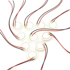 10pcs 27mm Piezo Disc Transducer Mic Drum Guitar CBG Trigger Acoustic Pickup  