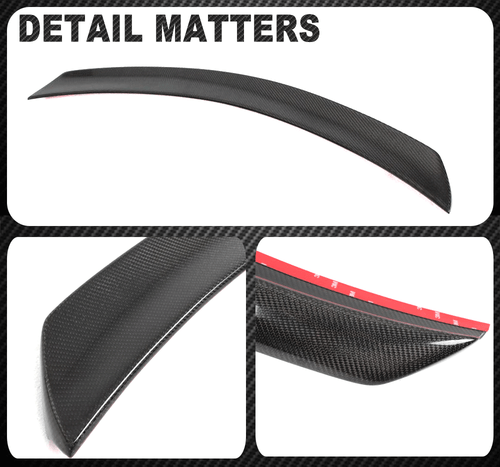 Carbon Spoiler Heckspoiler Flügel Lippe Für Mercedes W204 C250 C300 C63 2008-15 - Bild 13 von 13