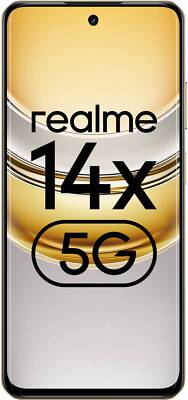 スマートフォン本体 Realme 14X 5G 6GB/128GB Shadow Black realme 14x 5G 本体 NewPackaging, Black Realme 14x 5G Smartphone