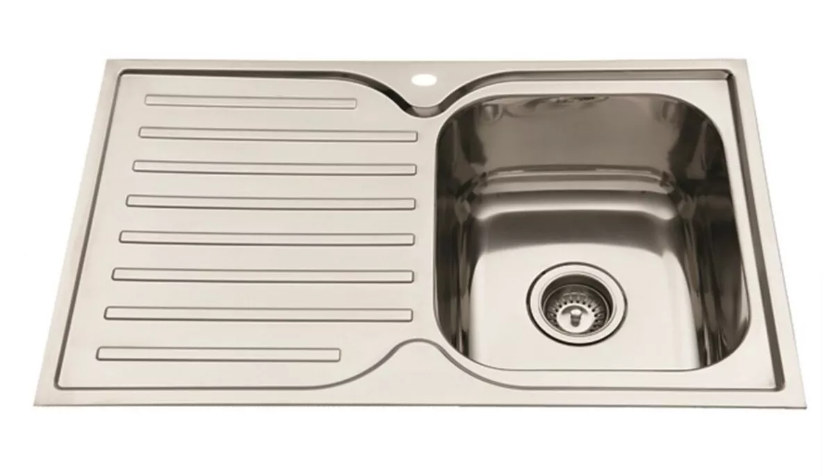 Single sink with drainer hot sale