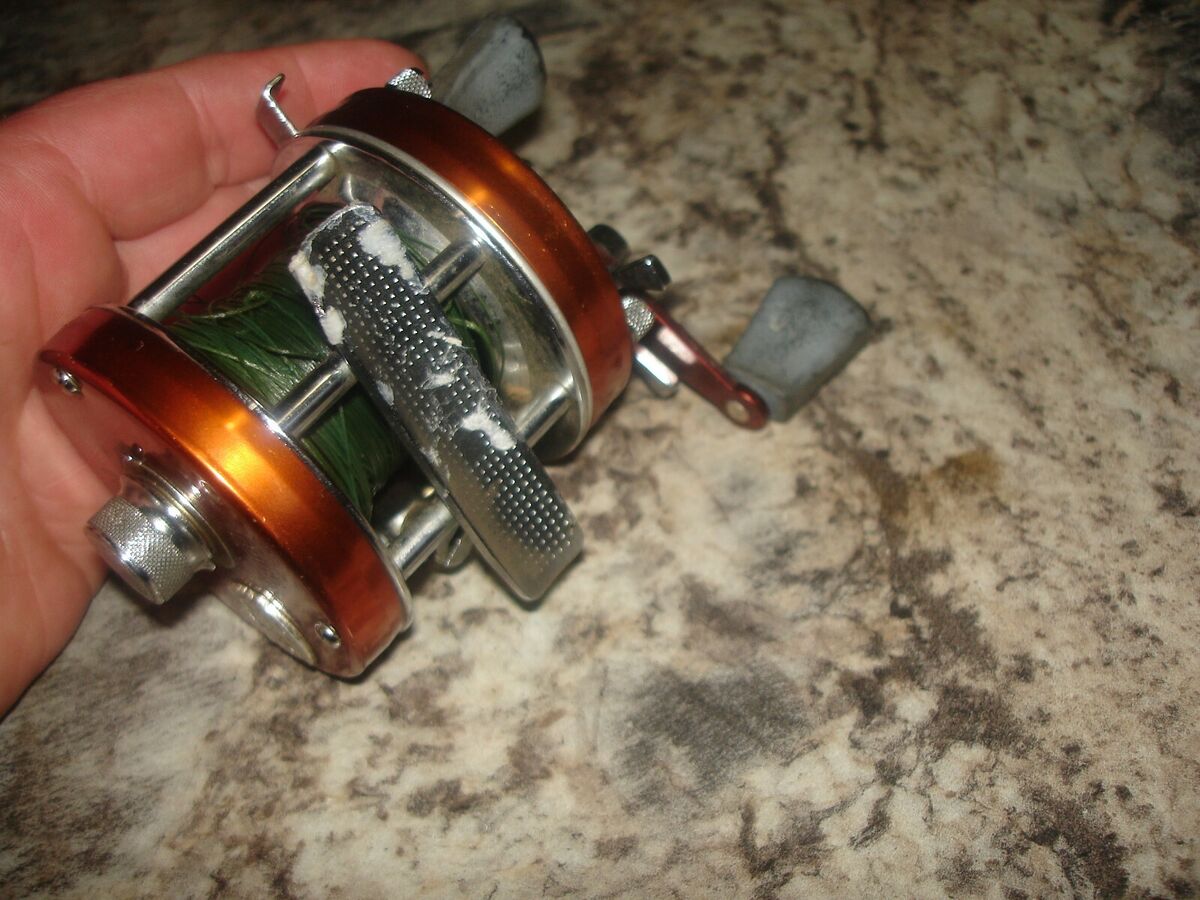 Abu Garcia 5500 Ambassadeur brown orange fishing reel 751200 Abu Garcia 5500 Ambassadeur brown orange fishing reel 751200