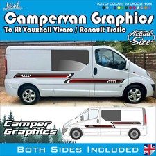 LWB Vauxhall Vivaro Motorhome Camper Decals Stickers Van Graphics NO P&P 505