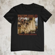 The Templars Omne Datum Optimum Black All Size T-Shirt AM469