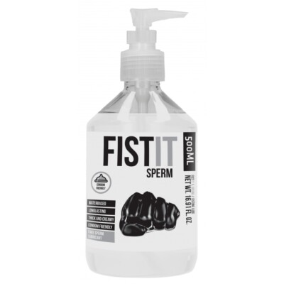 Lubrifiant Intime Fist It - Aspect Sperme - Flacon Pompe 500ml - Sans Parfum, à Base D'eau - Neuf