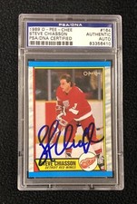Steve Chiasson Signed 1989/90 O-Pee-Chee Card #164 PSA/DNA Certified