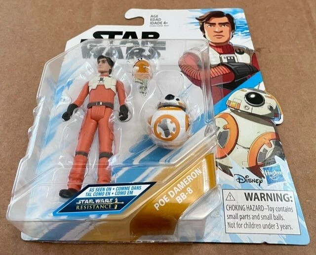 Star Wars Resistance Poe Dameron y BB-8 paquete de 2 figuras 3,75" nuevo en tarjeta 2018 Foto 2 de 4