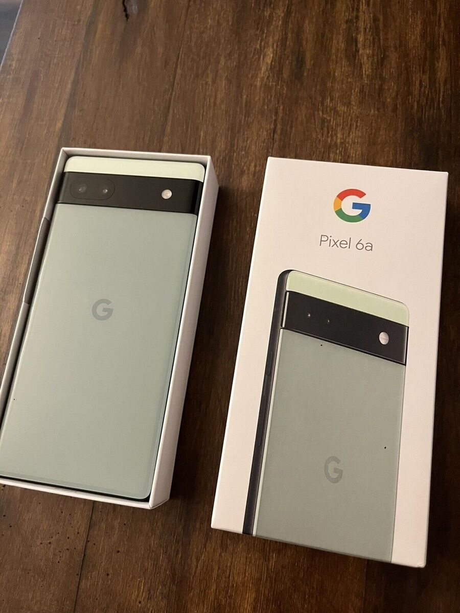 NEW! Google Pixel 6a 5G - 128GB Unlocked All Carriers (Charcoal, Sage, or  Chalk)