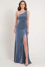 New BHLDN x Jenny Yoo Cybill Velvet Maxi Dress Size 24.