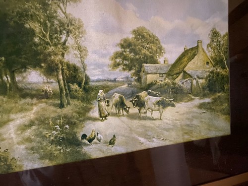 Original Painting Watercolour J.W.Gozzard Rural Scene Signed Framed - Picture 8 of 12