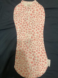 Swaddleme Summer Newborn Pink Floral Zip Up Sleep Sack