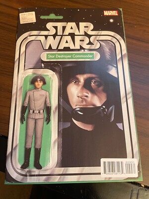 Star Wars #9 Star Destroyer Commander JTC Action Figure Variant NM 2015