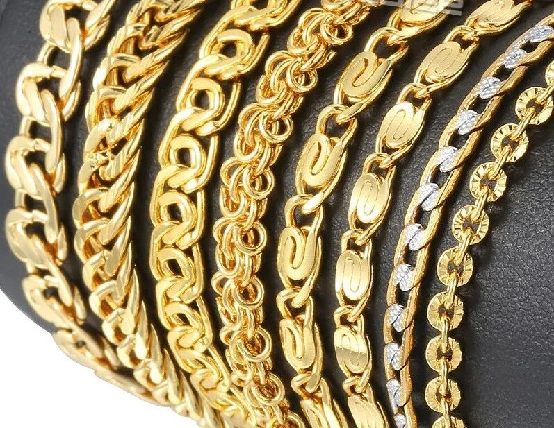 Mens gold cheap charm bracelet