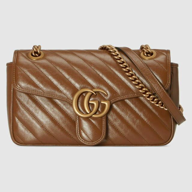 GG Marmont small matelassé-leather shoulder bag | Gucci