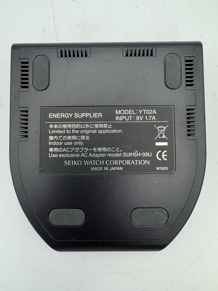 Rare Seiko Watch Kinetic Energy Supplier Charger YT02A