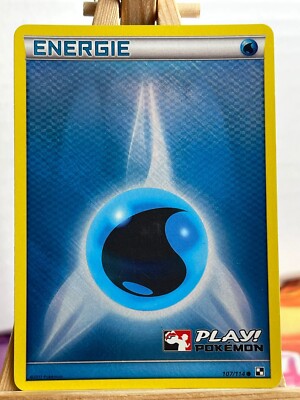 Wasser Energie 107/114 Schwarz und Weiss Play Promo Deutsch Exc Pokemon