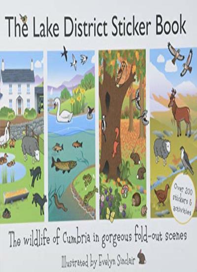 The Lake District Sticker Book: The Wildlife of Cumbria in Gorgeous Fold-Out Sc