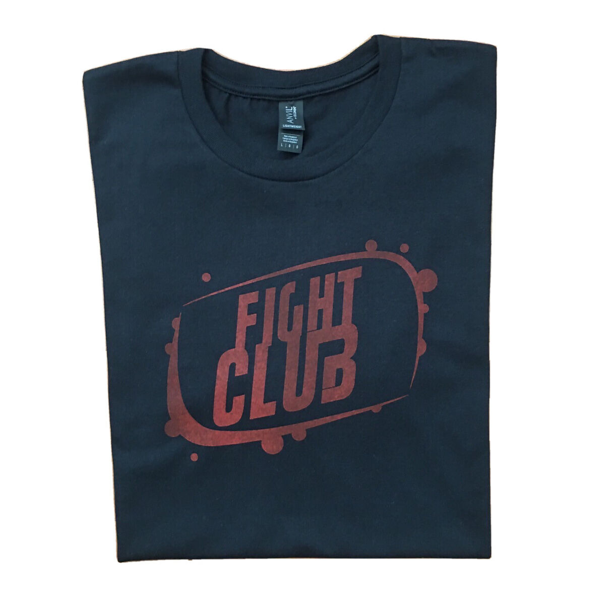 Fight Club T-Shirt 100% Lightweight Cotton NEW Black Mens Fight Club T-Shirt 100% Lightweight Cotton NEW Black Mens