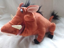Disney Store Exclusive Pumba from The Lion King Plush Animal Warthog 13" Long