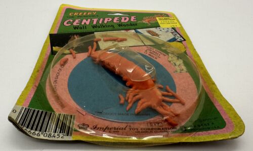 VTG 1982 Creepy Incredible Centipede Wall Walking Wonder Toy NOS! Imperial 8452A - Picture 2 of 10