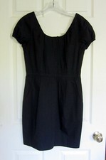 NWT J.Crew Cotton Poplin Johanna Dress Black 69414 Size 4 ($89.50) - Irregular