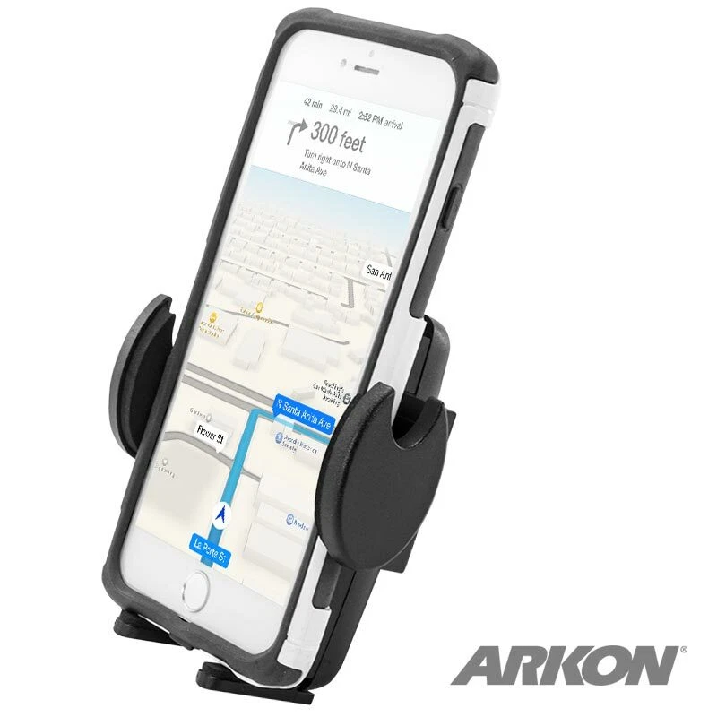 Arkon SM023-G Custom Car Cup Holder Mount for iPhone 11 12 13 Pro Max Samsung LG - Image 2 of 4