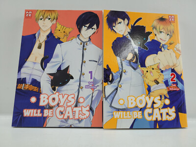 YUKI SHIBAMIYA, Boys will be Cats Comedy  1 & 2 ,  erstklassiger Zustand