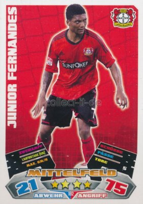 Match Attax 12/13 - 192 - JUNIOR FERNANDES