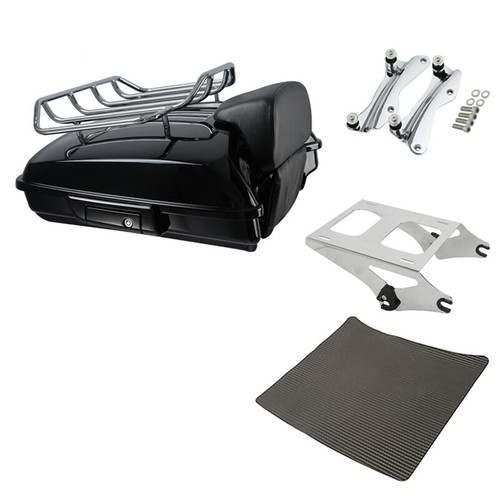 Razor Pack Trunk & Backrest Mount Rack For Harley Tour Pak Road Glide 2014-2025
