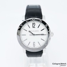 Bvlgari Bvlgari Automatik Uhr Ref.: BB 41 S Ø 41mm in Stahl / Leder