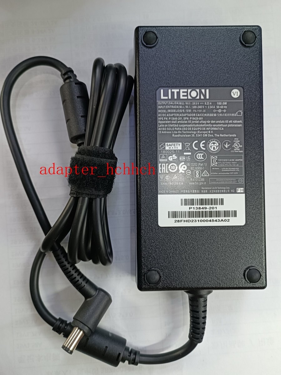 New Original Liteon P13849-201 19.5V 9.23A Adapter Fr HPE