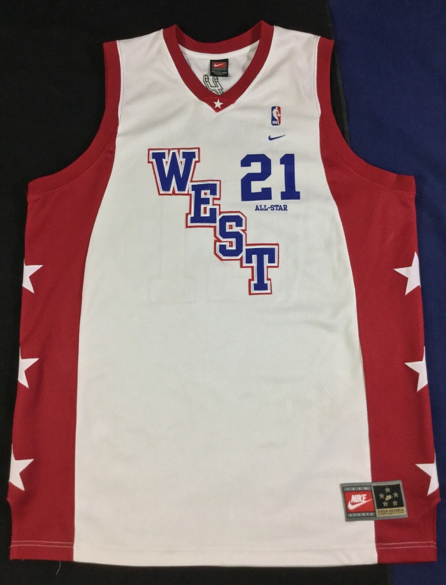 Vintage All Star Game Tim Duncan #21 Basketball-NBA Nike Jersey