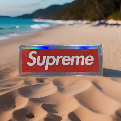Supreme/ Bicycle Holographic Slice Playing Cards| FW23| Box Logo