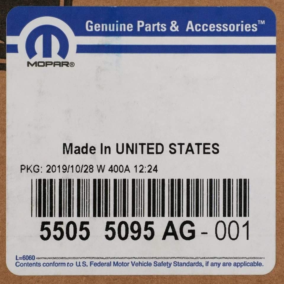 Jeep Wrangler 2000-2006 luz antiniebla luz de conducción OEM NUEVO MOPAR 55055095AG Foto 3 de 3