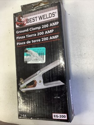 Steel Ground Clamp, 200 A, #2 ORS Nasco Best Welds ECCR20I Multicolor