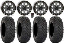 System 3 SB-7 15" Wheels Ti (4+3) 33" RT320 Tires RZR XP 1000 / PRO XP