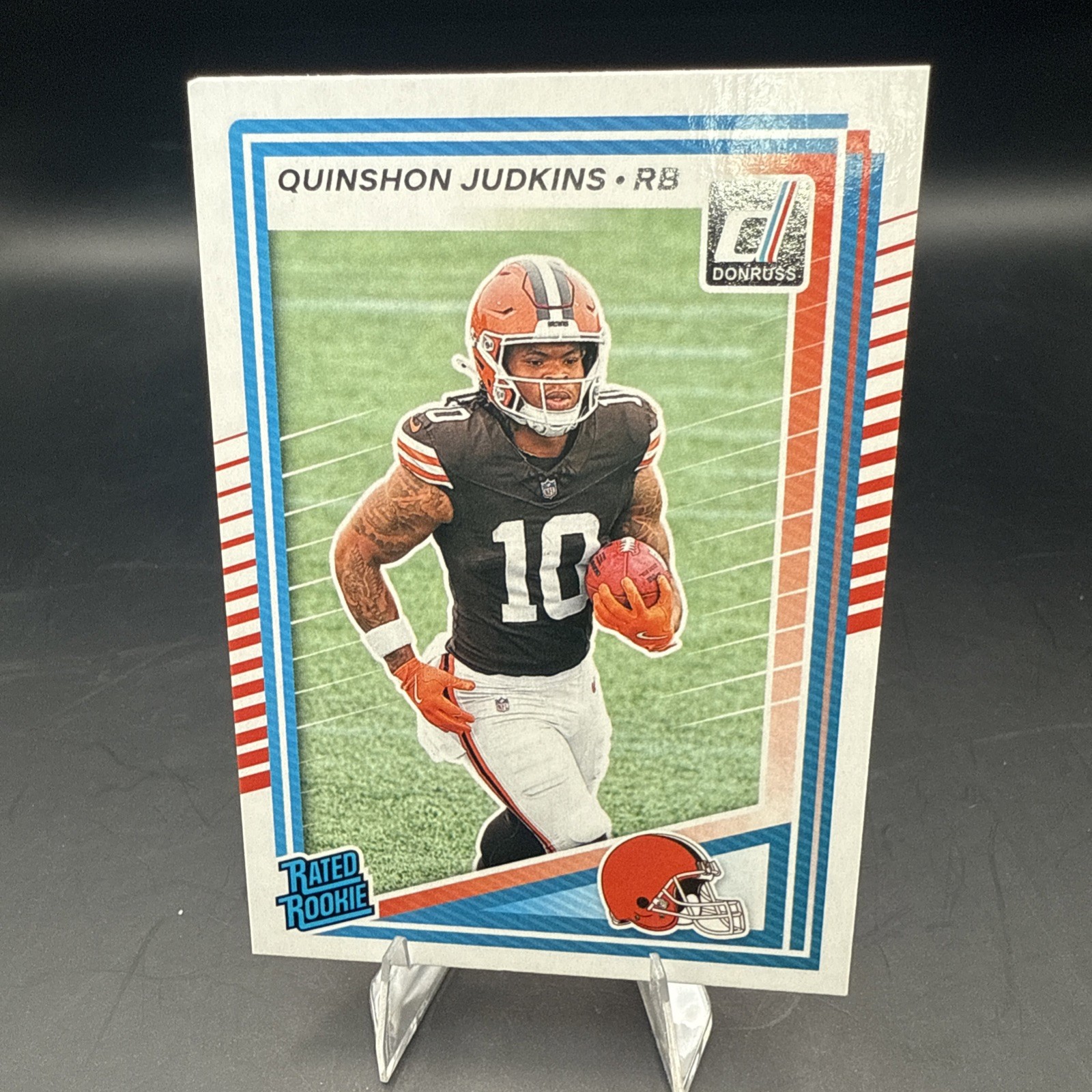 2025 Donruss Quinshon Judkins Rated Rookie #330 Cleveland Browns RC