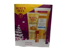 Burt's Bees Honey Pot Holiday Set Body Lotion, Hand Cream  Lip Balm - Gift Set
