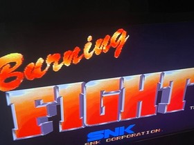Burning Fight Neo Geo AES SNK Japan Import Free shipping FedEx DHL Tested
