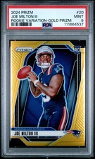 2024 Panini Prizm Joe Milton III Variation True Gold Prizm #4/10 Rookie PSA 9 MT