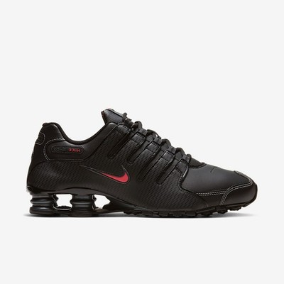Nike Shox NZ Men's Shoes Black White Varsity Red 378341 017