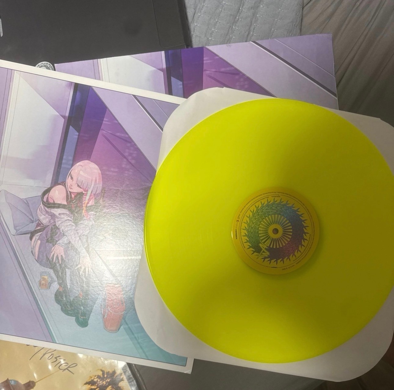 Cyberpunk Edgerunners Original Series Soundtrack Yellow Vinyl BRAND NEW IN HAND