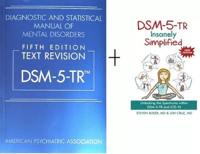 REVISION DSM 5 TR 5ED + WAHNSINNIG VEREINFACHTES TASCHENBUCH Neubestand...